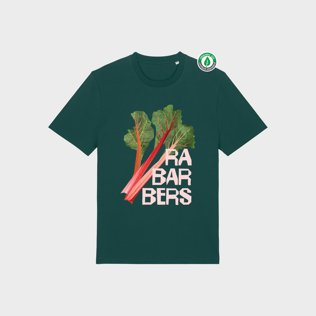 Organiskās kokvilnas T-krekls "Rabarbers"