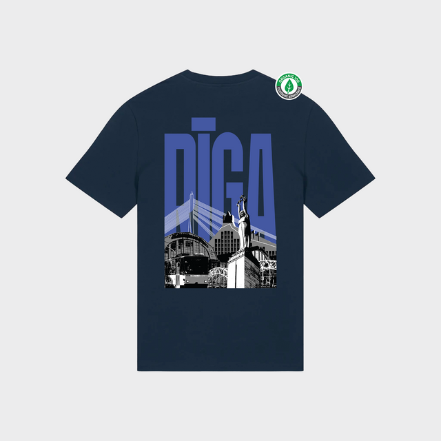 Organiskās kokvilnas T-krekls "Rīga"