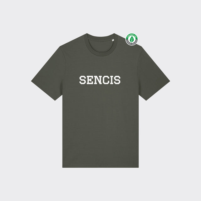 Organiskās kokvilnas T-krekls "SENCIS"