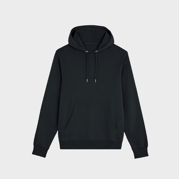 % Melns, L izmēra unisex hūdijs Archer ar tavu dizainu