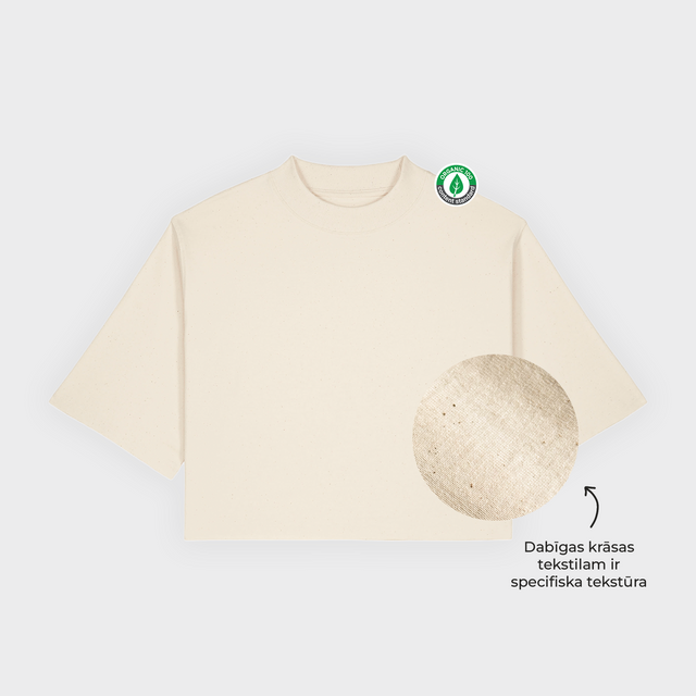 Sieviešu oversized īsais t-krekls Raya