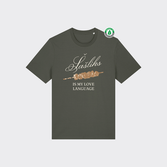 Organiskās kokvilnas T-krekls "Šašliks"