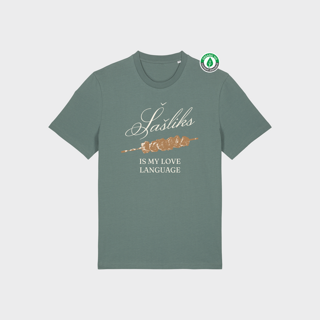 Organiskās kokvilnas T-krekls "Šašliks"