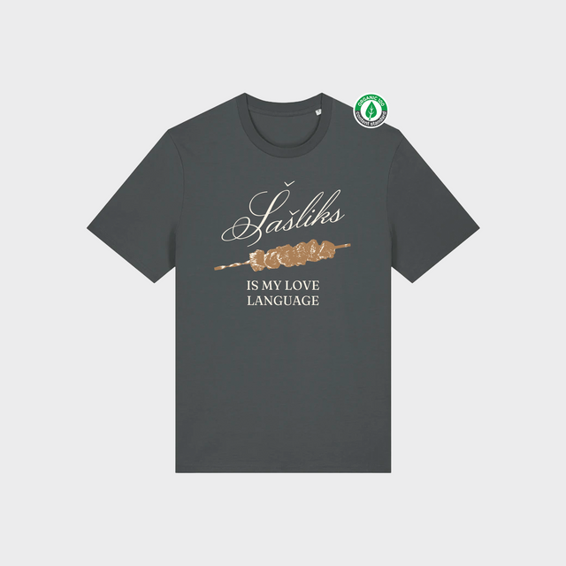 Organiskās kokvilnas T-krekls "Šašliks"