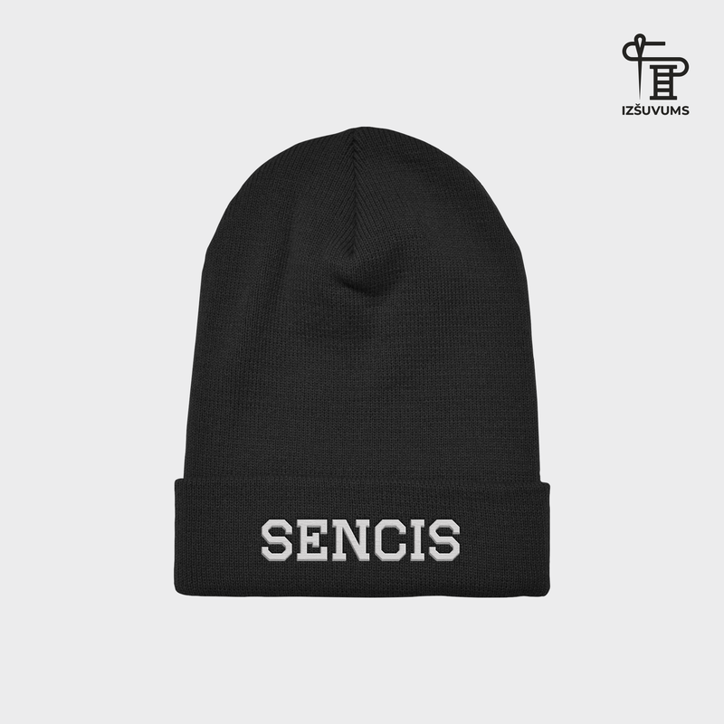 Izšūta ziemas cepure "Sencis"