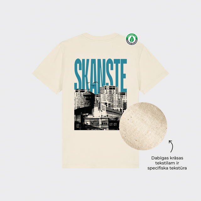 Organiskās kokvilnas bērnu T-krekls "Skanste"