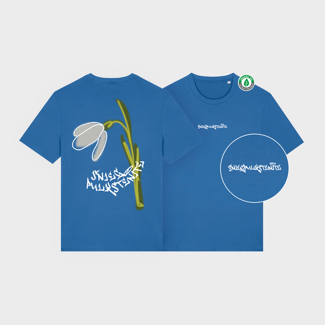 Organiskās kokvilnas T-krekls "Sniegpulkstenīte"