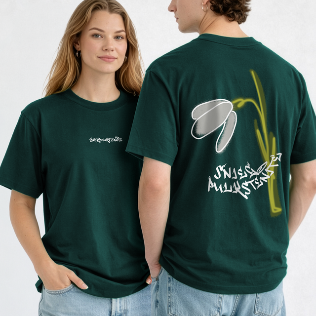 Organiskās kokvilnas T-krekls "Sniegpulkstenīte"