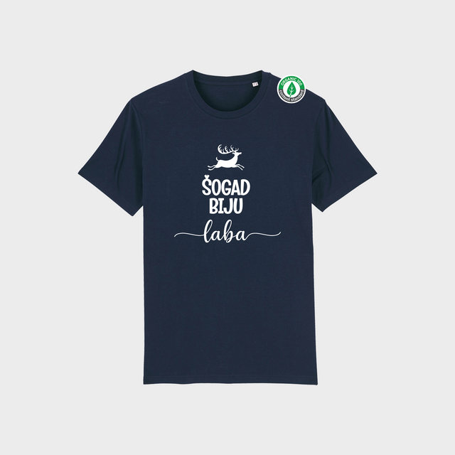 Organiskās kokvilnas T-krekls "Šogad Biju Laba"