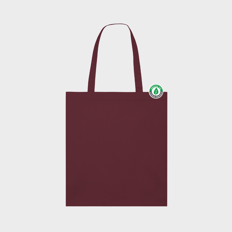 Organiskās kokvilnas auduma maisiņš Light Tote Bag