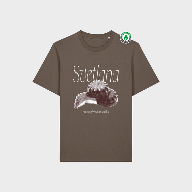 Organiskās kokvilnas T-krekls "Svetlana"