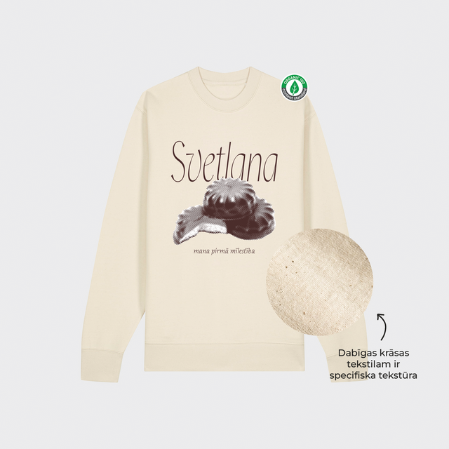 Organiskās kokvilnas džemperis "Svetlana"