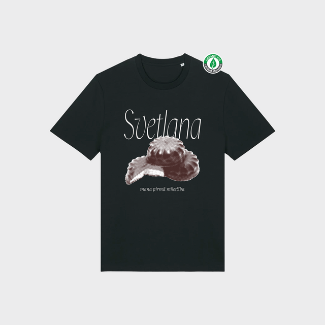 Organiskās kokvilnas T-krekls "Svetlana"