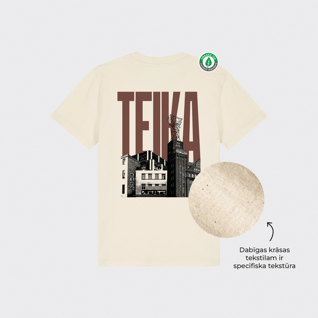 Organiskās kokvilnas bērnu T-krekls "Teika"