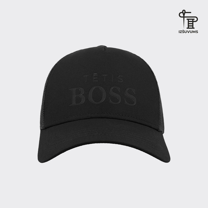 Izšūta cepure "Tētis BOSS"