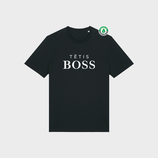 Organiskās kokvilnas T-krekls "Tētis BOSS"