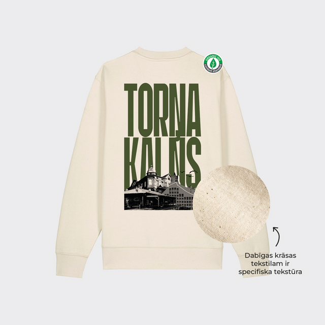 Organiskās kokvilnas džemperis "Torņakalns"