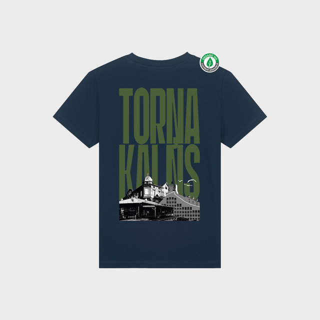 Organiskās kokvilnas bērnu T-krekls "Torņakalns"