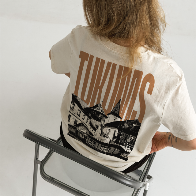 Organiskās kokvilnas T-krekls "Tukums"