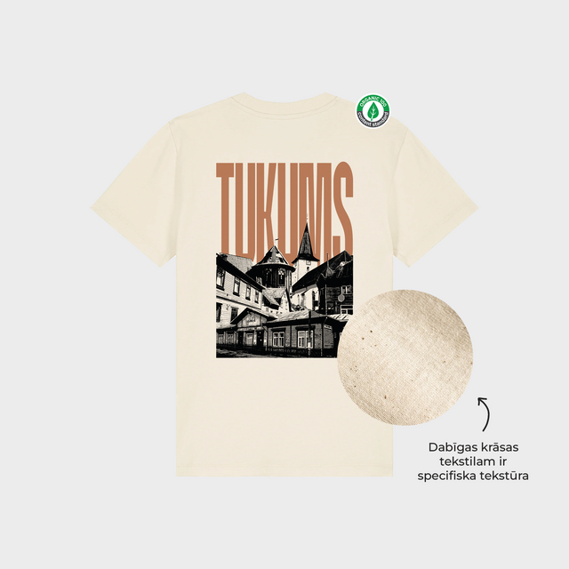Organiskās kokvilnas bērnu T-krekls "Tukums"