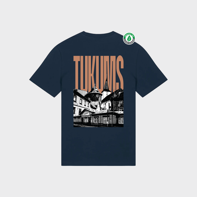 Organiskās kokvilnas T-krekls "Tukums"