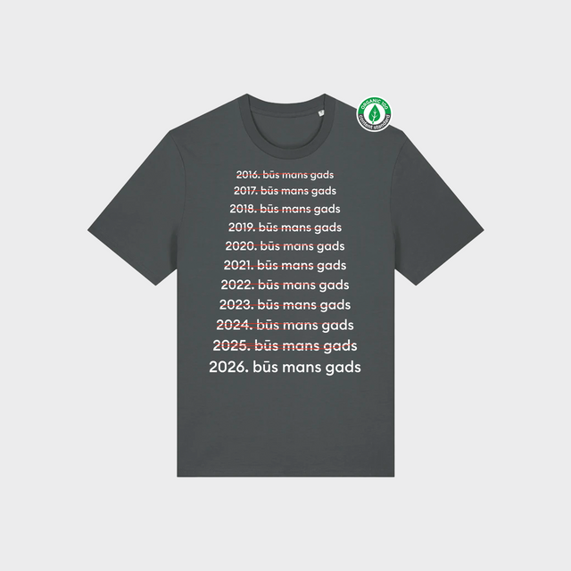Organiskās kokvilnas T-krekls "2026. būs mans gads"