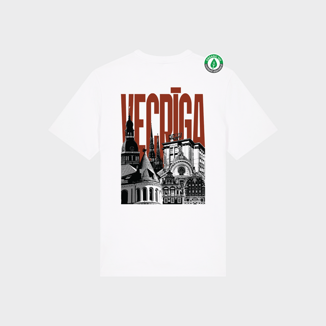Organiskās kokvilnas T-krekls "Vecrīga"