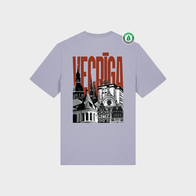 Organiskās kokvilnas T-krekls "Vecrīga"