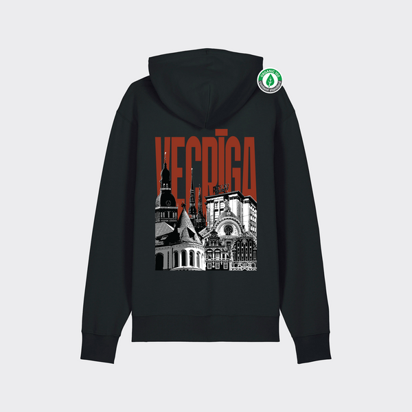 Organiskās kokvilnas hūdijs "Vecrīga"