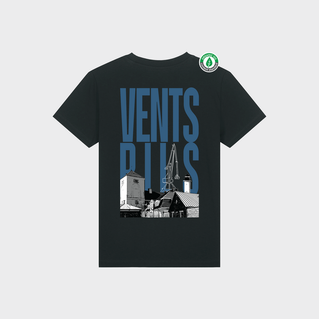 Organiskās kokvilnas bērnu T-krekls "Ventspils"