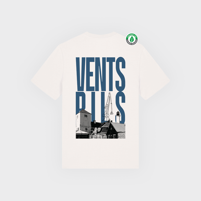 Organiskās kokvilnas T-krekls "Ventspils"