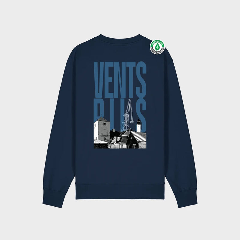 % 2XL izmēra, Organiskās kokvilnas džemperis "Ventspils"