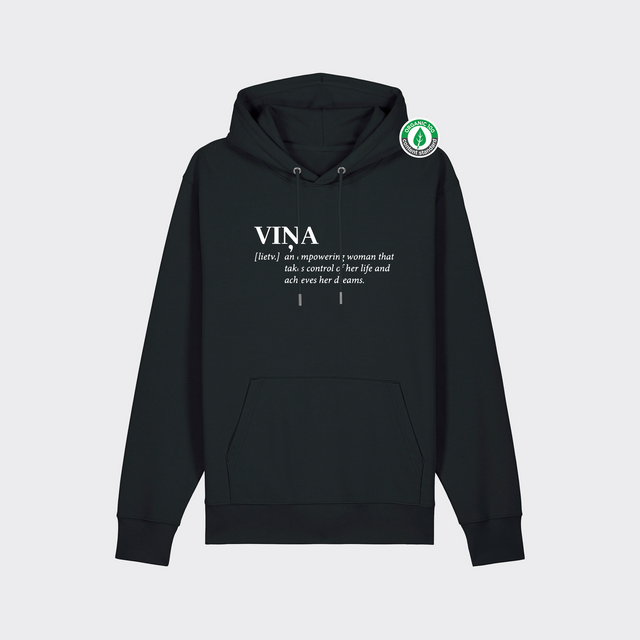 Organiskās kokvilnas hūdijs "VIŅA [lietv.]"