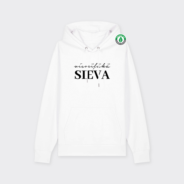 Organiskās kokvilnas hūdijs "Vismīļākā sieva"