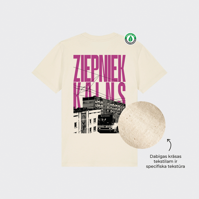 Organiskās kokvilnas bērnu T-krekls "Ziepniekkalns"