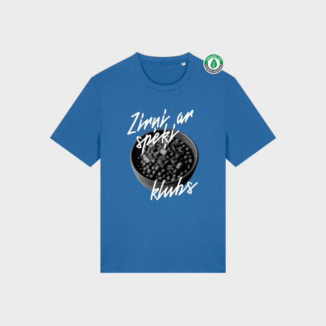 Organiskās kokvilnas T-krekls "Zirņi ar speķi"