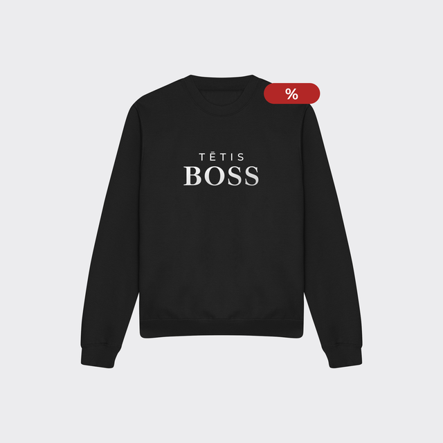% Džemperis M izmērs "Tētis BOSS"